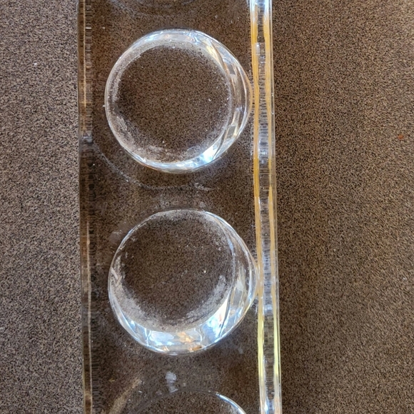 4 Hole, Rectangular Votive Candelabra Tabletop Decor - Picture 2 of 5